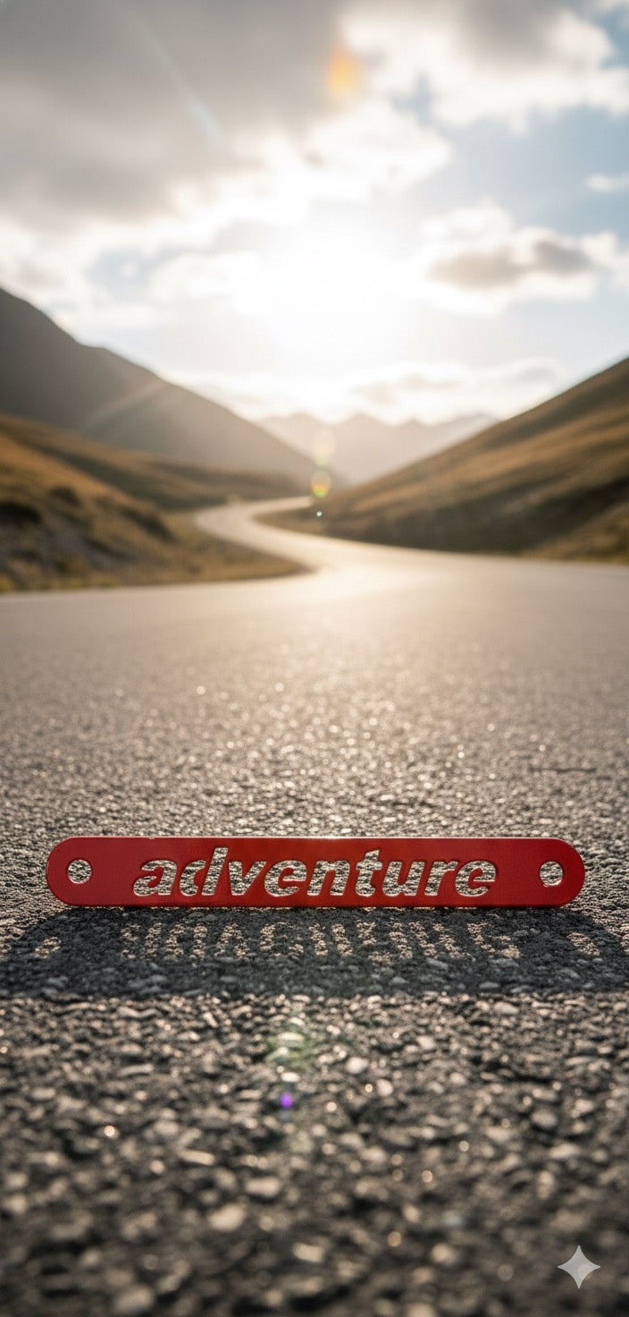 Plaque Rouge pour moto GS 1300 Adventure 2025