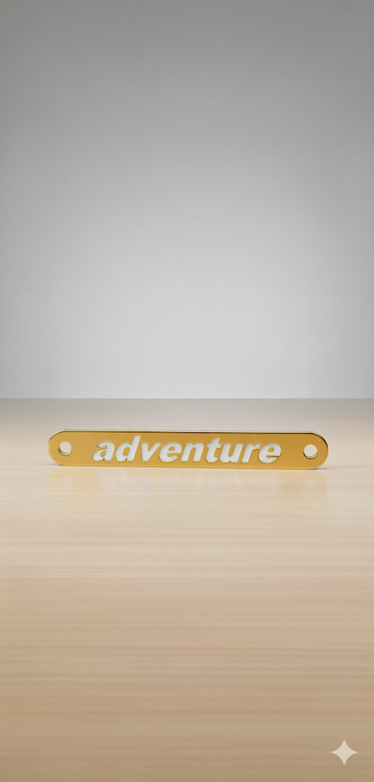 Plaque Dorée pour moto GS 1300 Adventure 2025