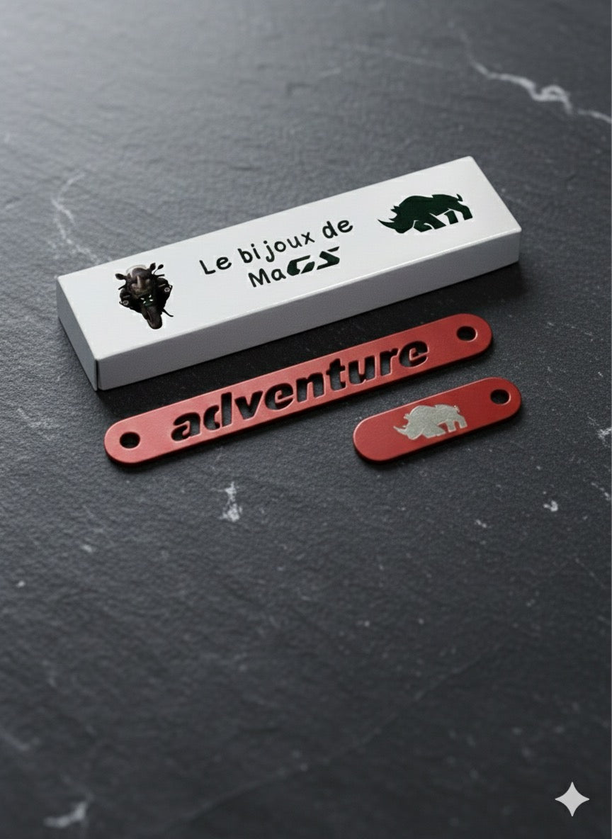 Plaque Rouge pour moto GS 1300 Adventure 2025