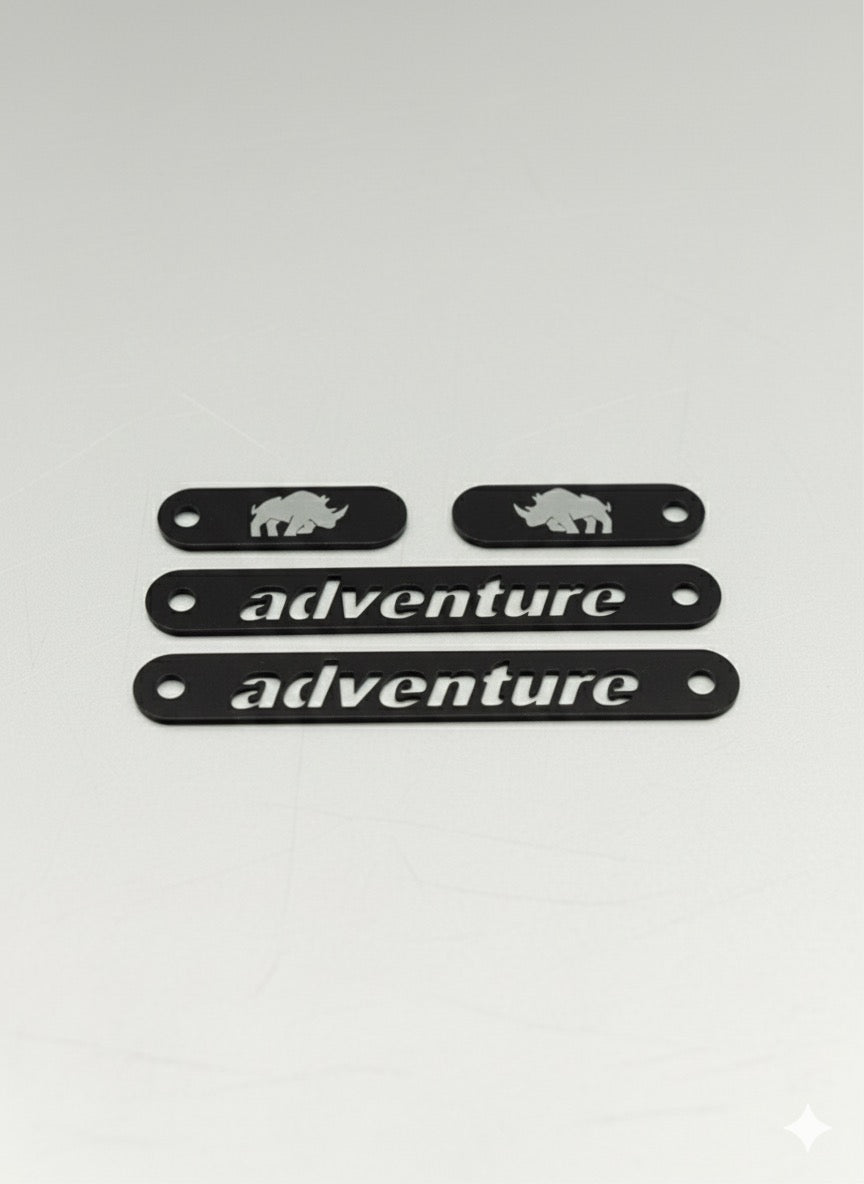 Plaque Noire pour moto GS 1300 Adventure 2025