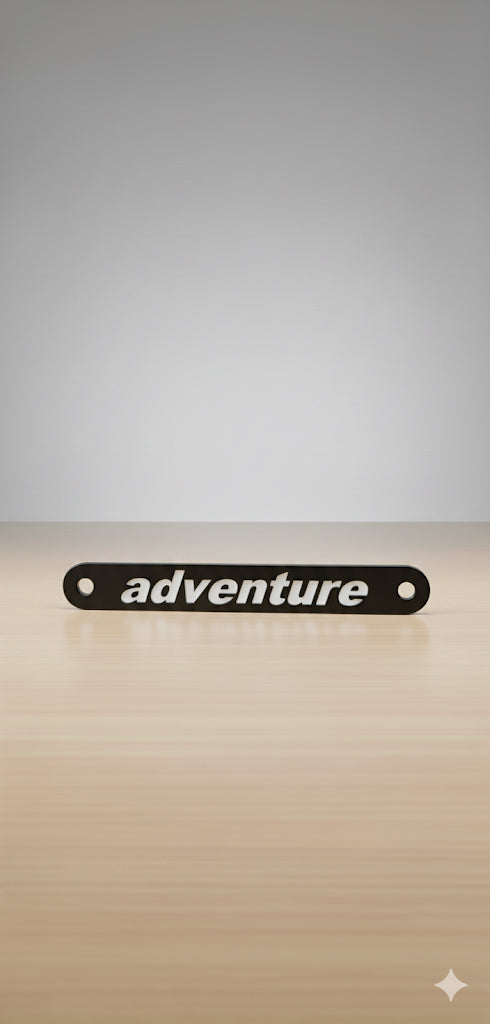 Plaque Noire pour moto GS 1300 Adventure 2025
