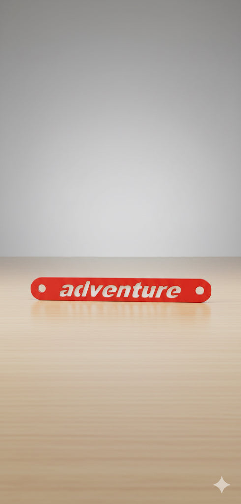 Plaque Rouge pour moto GS 1300 Adventure 2025