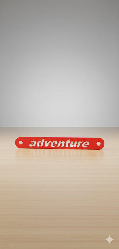 Plaque Rouge pour moto GS 1300 Adventure 2025