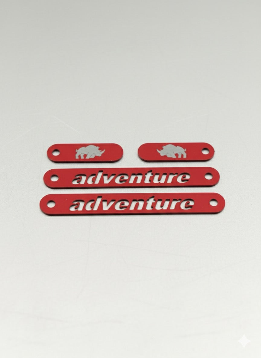 Plaque Rouge pour moto GS 1300 Adventure 2025