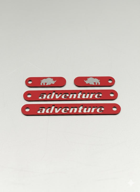 Plaque Rouge pour moto GS 1300 Adventure 2025