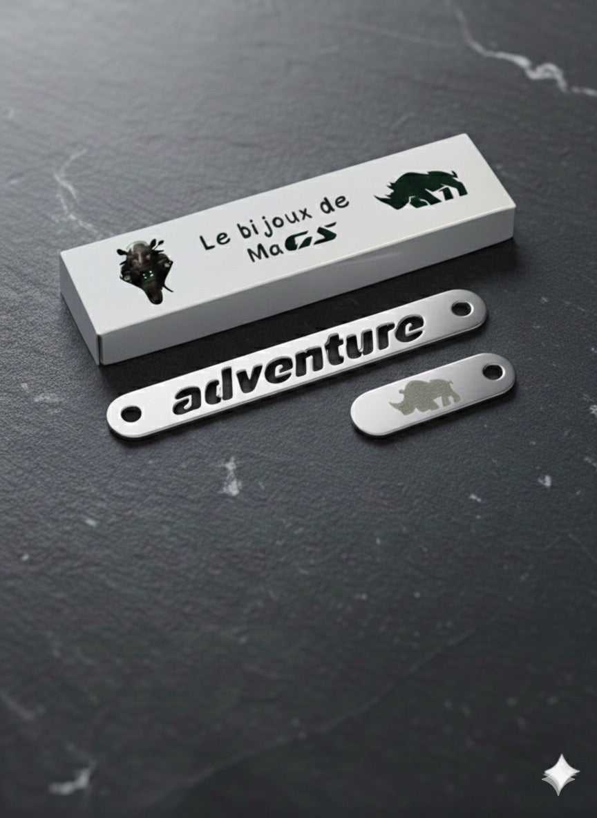 Plaque Chromée pour moto GS 1300 Adventure 2025