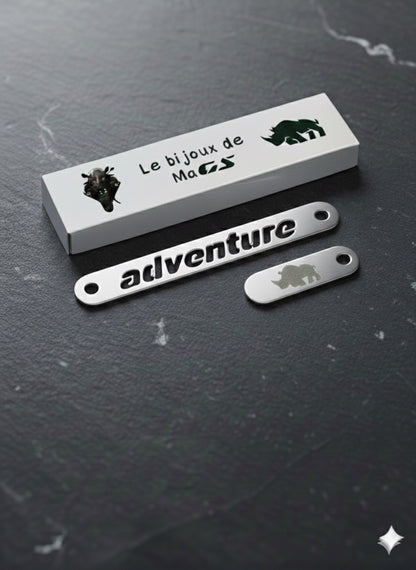 Plaque Chromée pour moto GS 1300 Adventure 2025