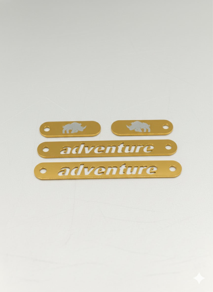 Plaque Dorée pour moto GS 1300 Adventure 2025