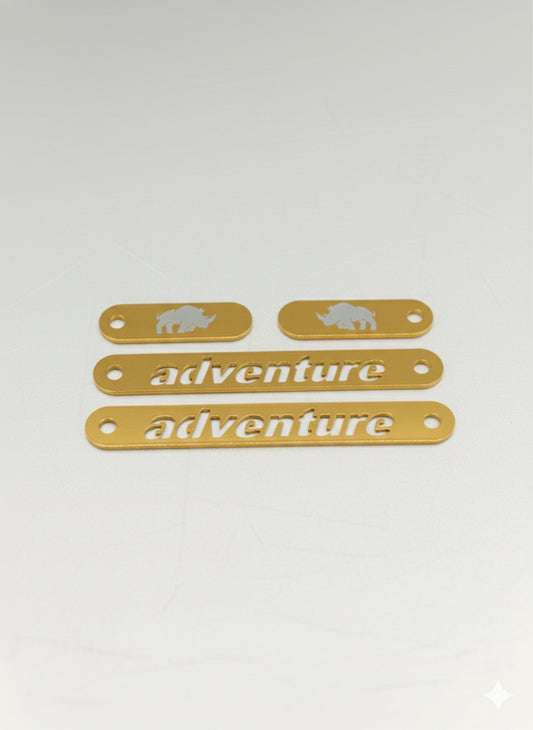 Plaque Dorée pour moto GS 1300 Adventure 2025