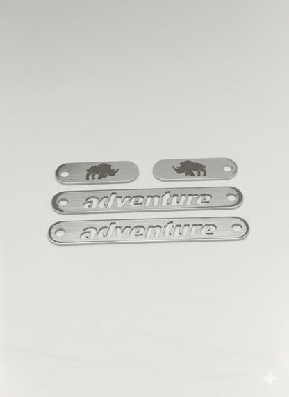 Plaque Chromée pour moto GS 1300 Adventure 2025