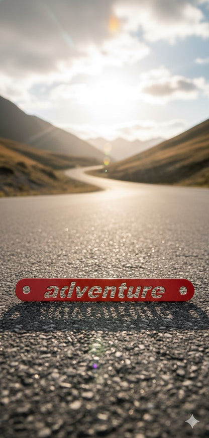 Plaque Rouge pour moto GS 1300 Adventure 2025